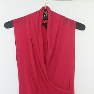 BCBG Lipstick Red Cocktail Dress